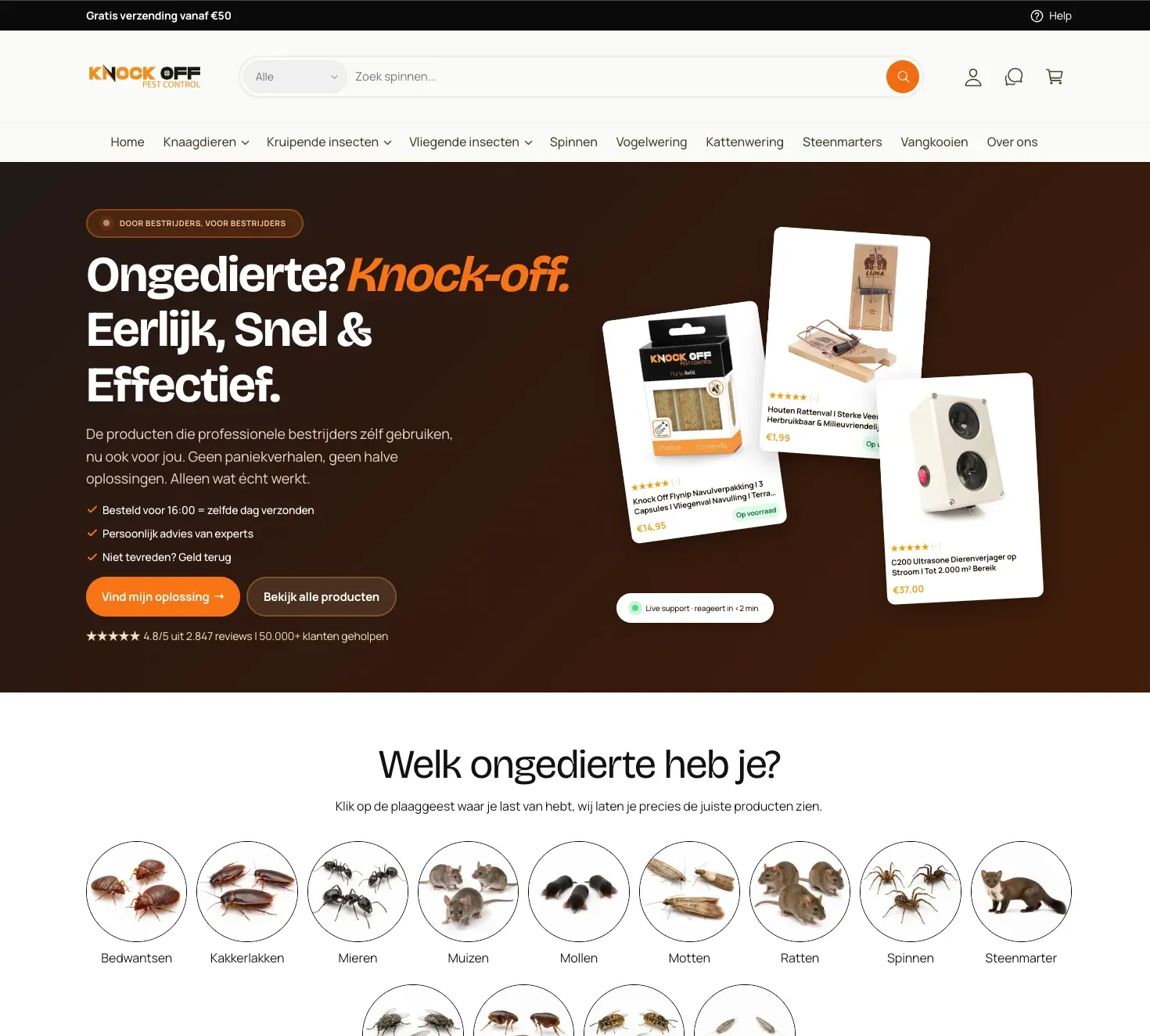Knock Off – Vernieuwing van een bestaande Shopify-webshop