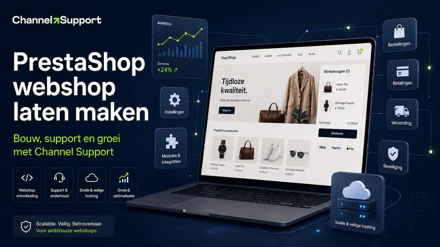 PrestaShop-webshop laten maken: flexibel, schaalbaar en klaar voor groei
